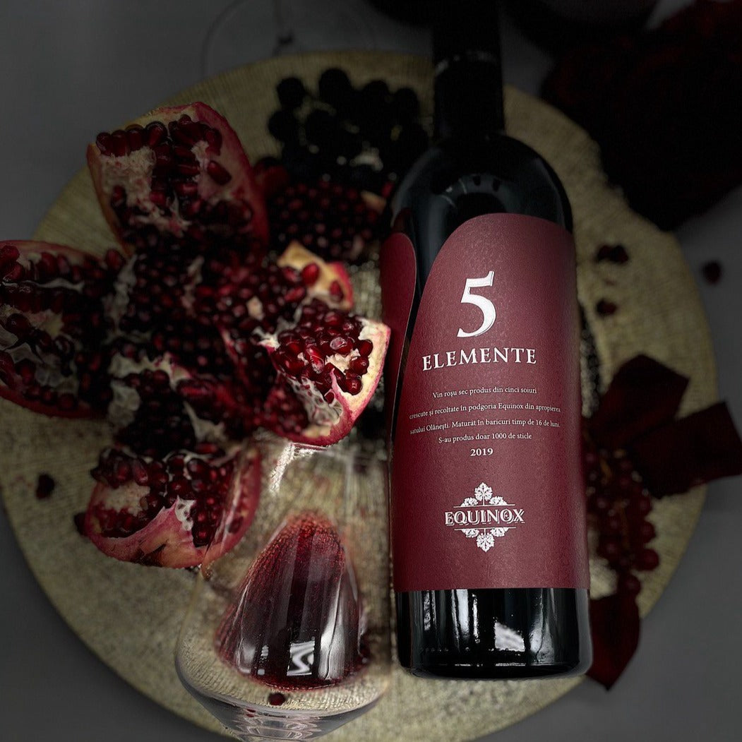 5 Elements RED. Red Dry Organic Wine.